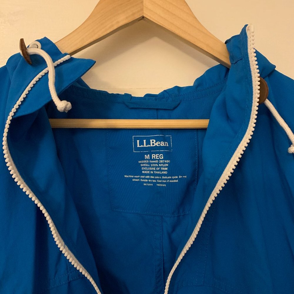Vintage L.L. Bean Blue Rain Coat